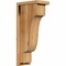Ekena Millwork Newport Rough Sawn Corbel w/Backplate, Western Red Cedar, 6"W x 10"D x 22"H COR06X10X22NEW01RWR - alternate 1